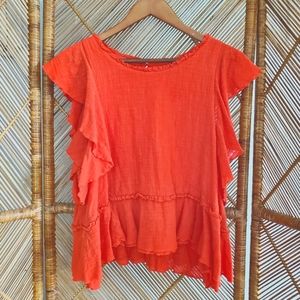 Red Anthro Top